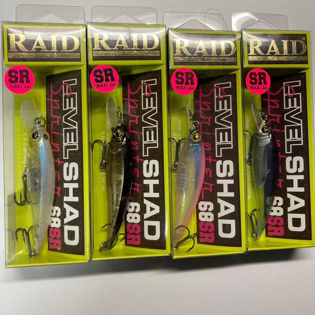 【新品】レイドジャパン　レベルシャッド　　　　　　　スプリンター　６８ＳＲ　４個