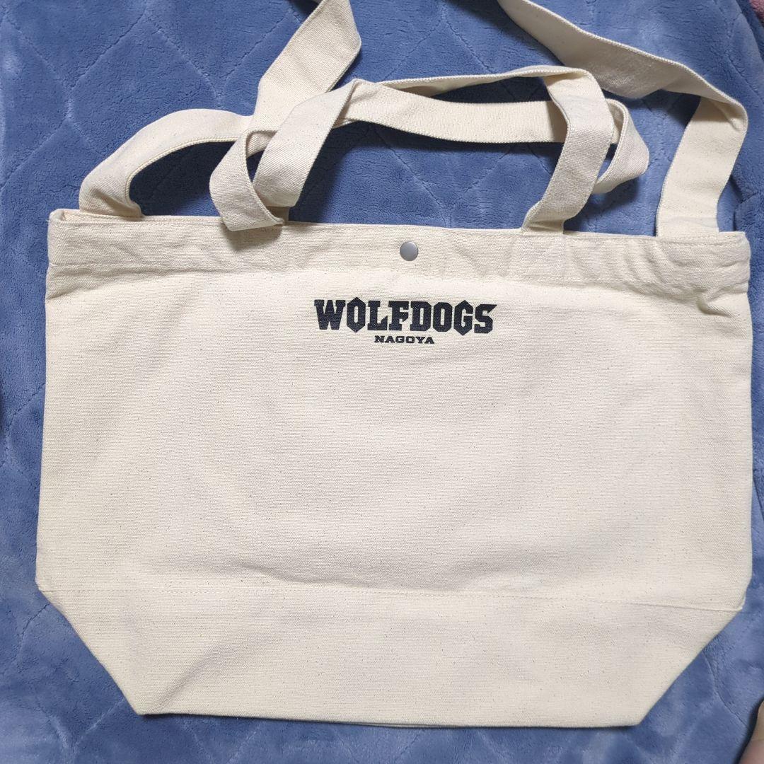 ウルフドッグス名古屋　選手によるウルドくん似顔絵トートバッグ