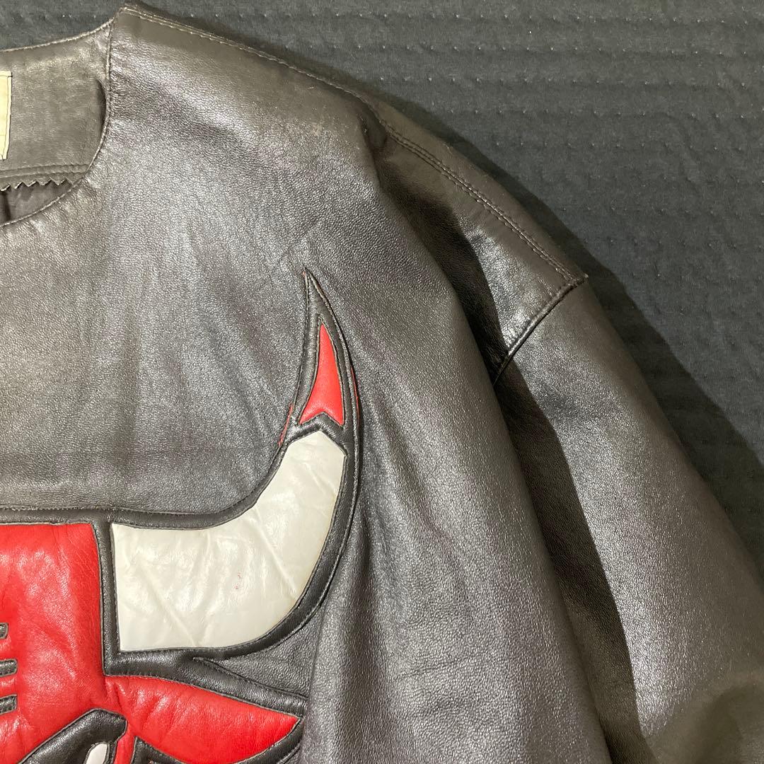 超希少　60-70s chicago bulls leather blouson