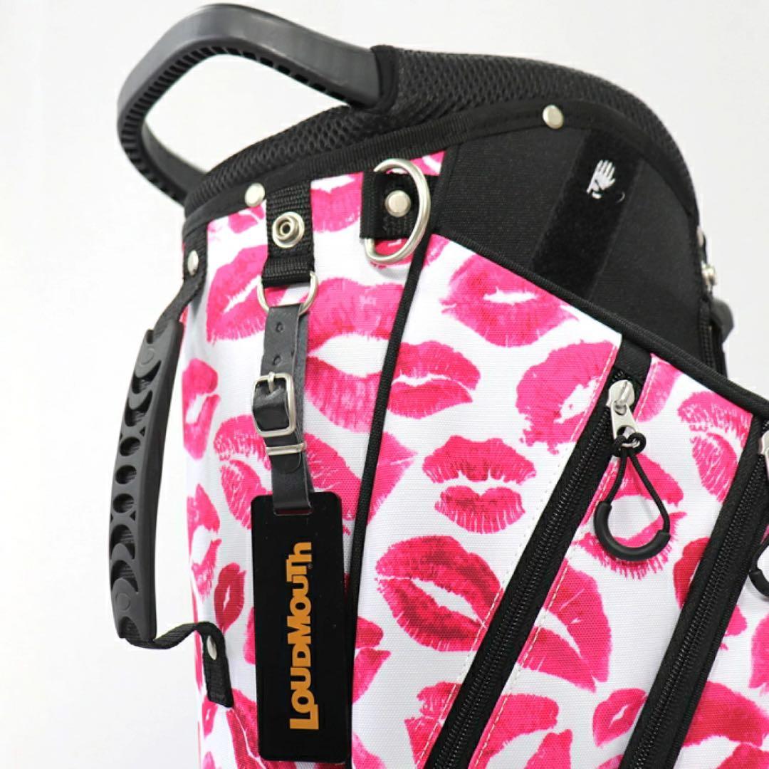 【新品】ラウドマウス LM-CB0021 キャディバッグ キスホワイト（243）