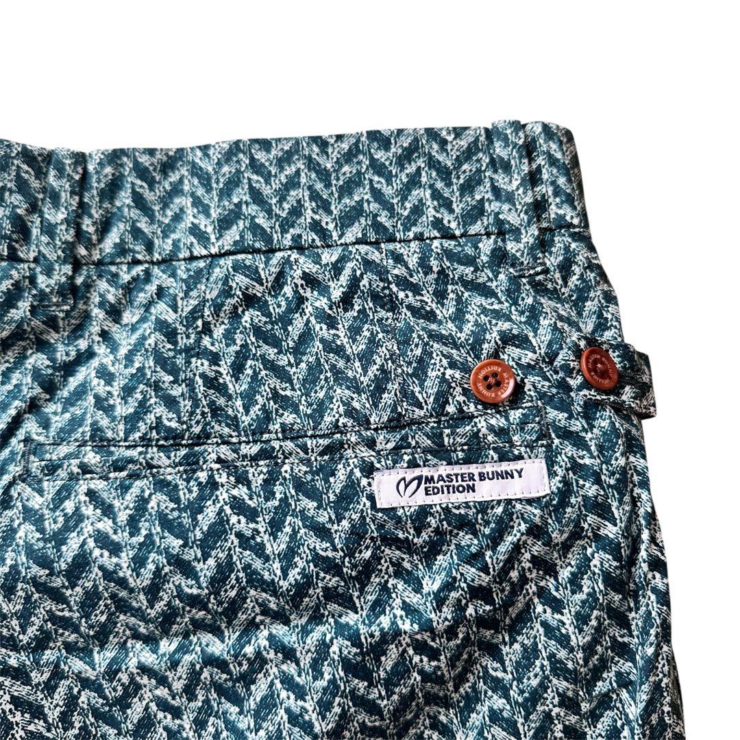 【新品未使用】マスターバニーエディション 総柄 ゴルフパンツ サイズ5