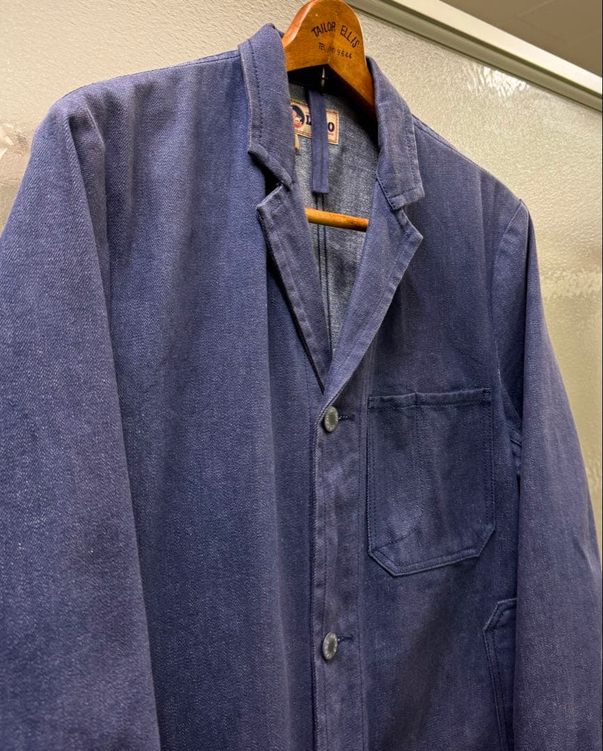 Nigel Cabourn LYBROフォアマンジャケット48デニムコート