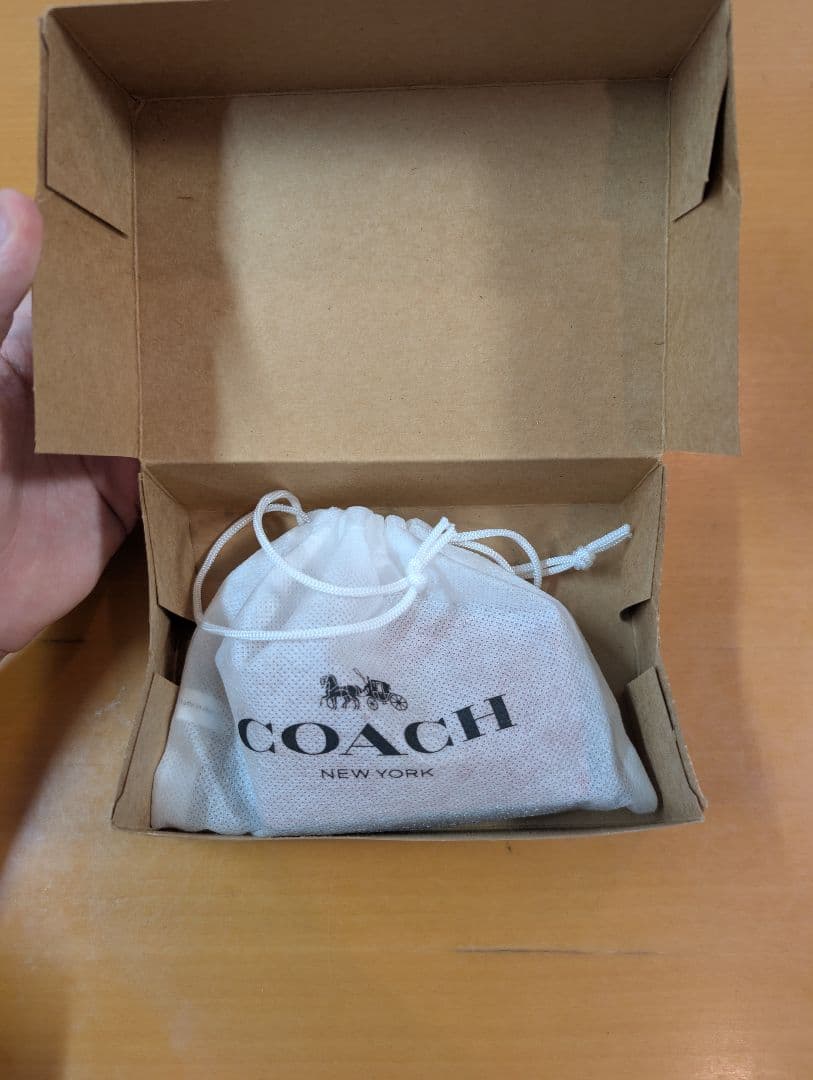 COACH レッドキーケース