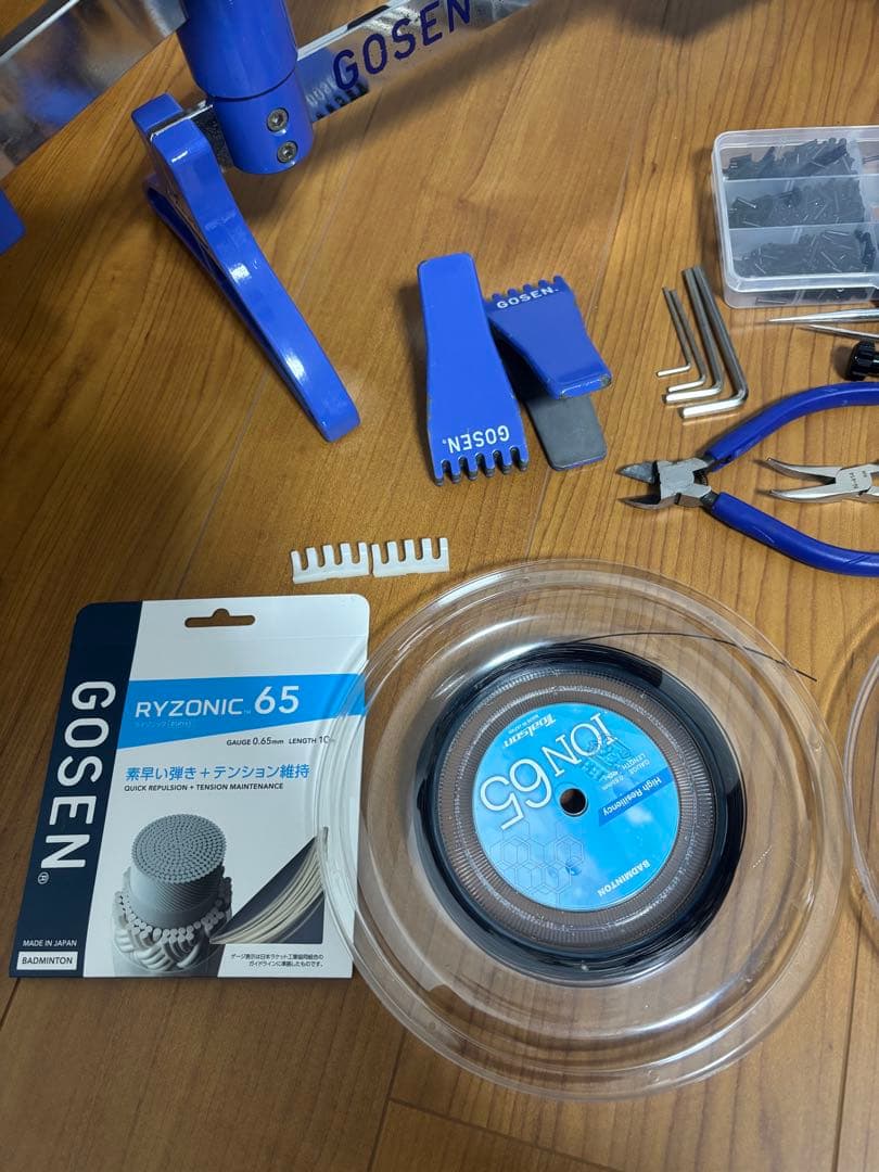 GOSEN ストリングマシン　AM200 工具一式ガット有り ガット張り機