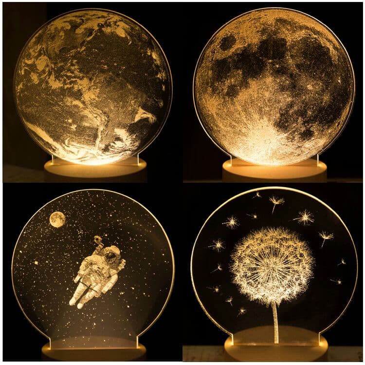 創造的な宇宙人放浪地球3 dランプ