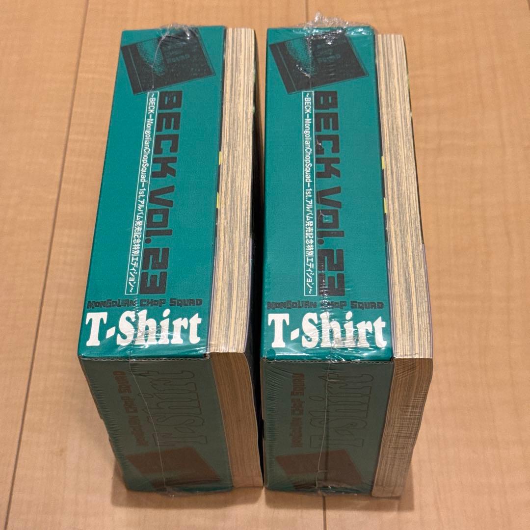 新品 BECK 23巻 Tシャツ付き×2+13巻 トリビュートCD付き3点セット