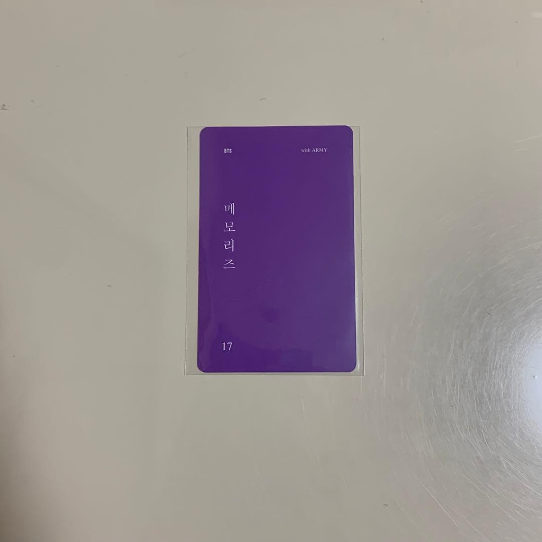 BTS Memories 2017 DVD トレカ ジミン