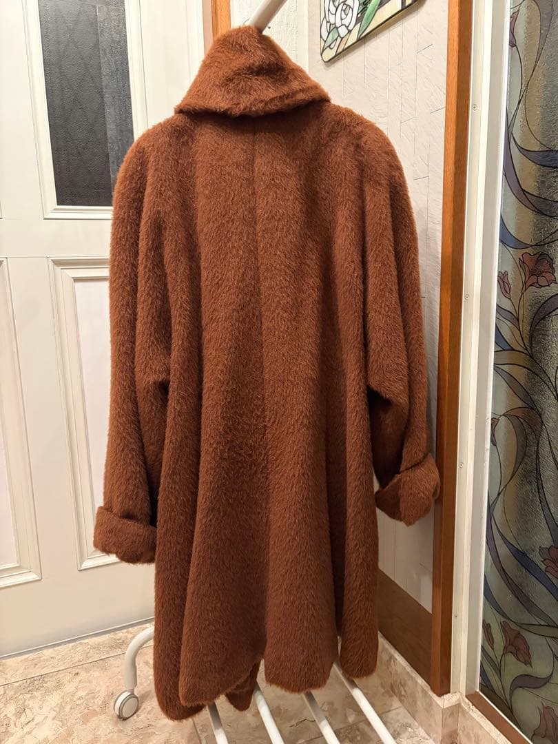 samuel ブラウン アルパカウール　コート