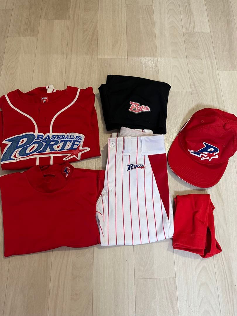 ポルテ　ユニフォームセット7点　130サイズ