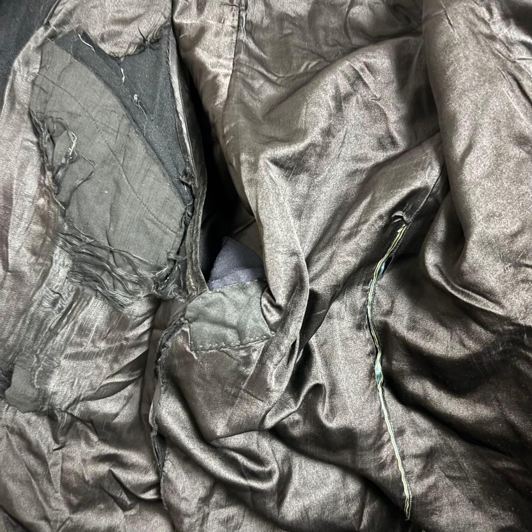 ジャパンヴィンテージ　インバネス 外套 昭和初期トンビコート ブラック