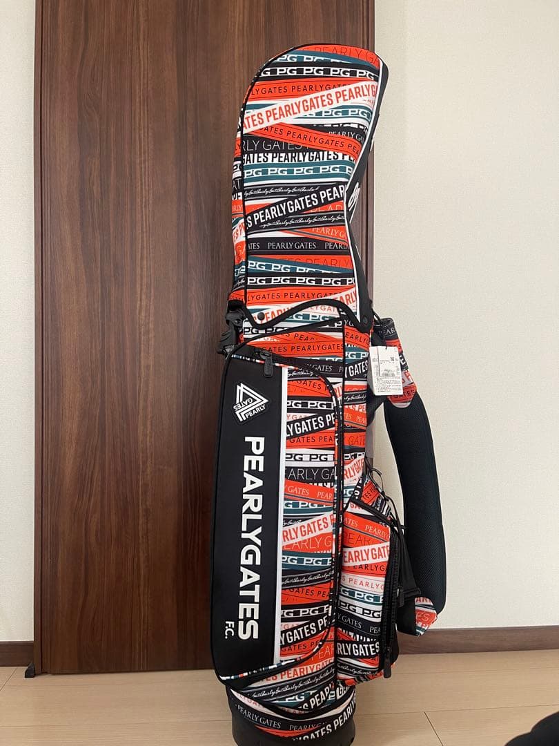 パーリーゲイツ スタンドキャディバッグ　ロゴリボン