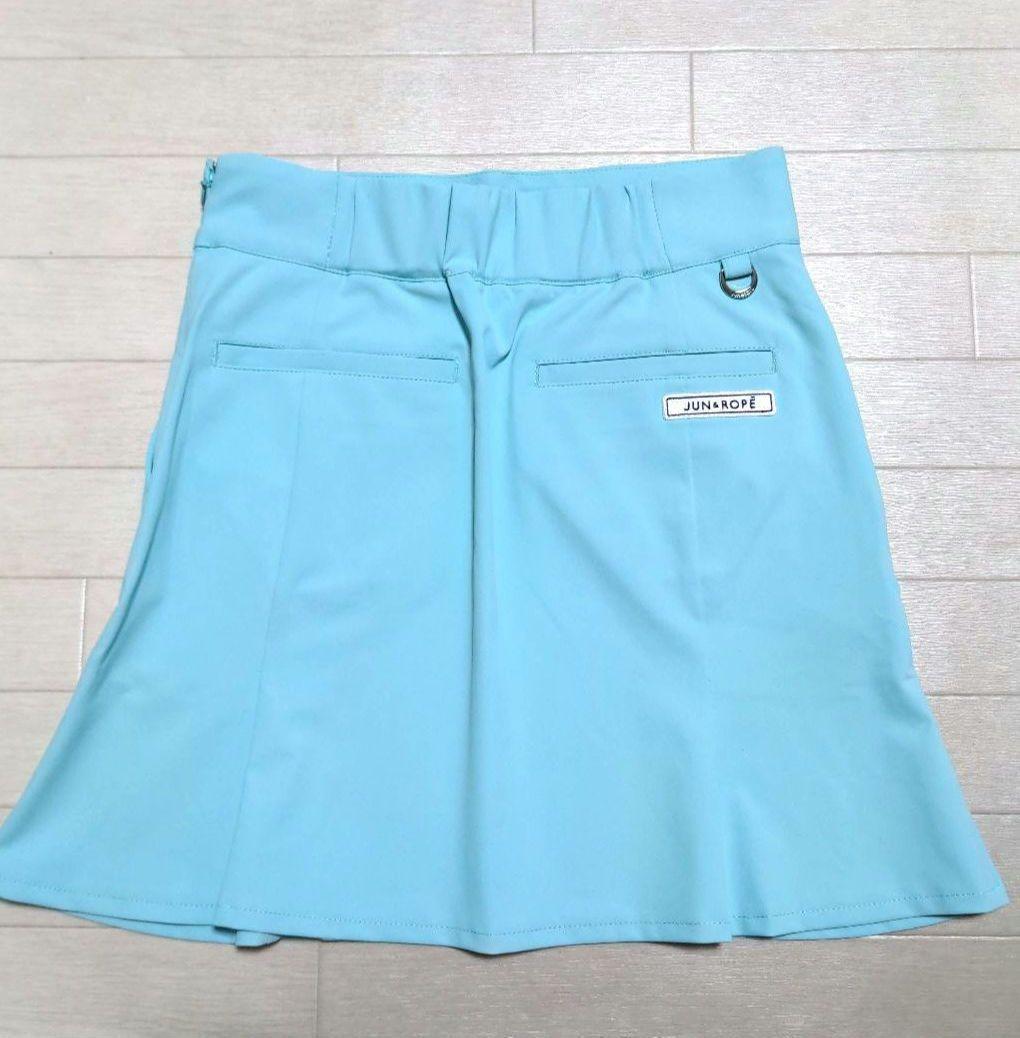 美品　ジュンアンドロペ　スカートL　ミントグリーン春夏