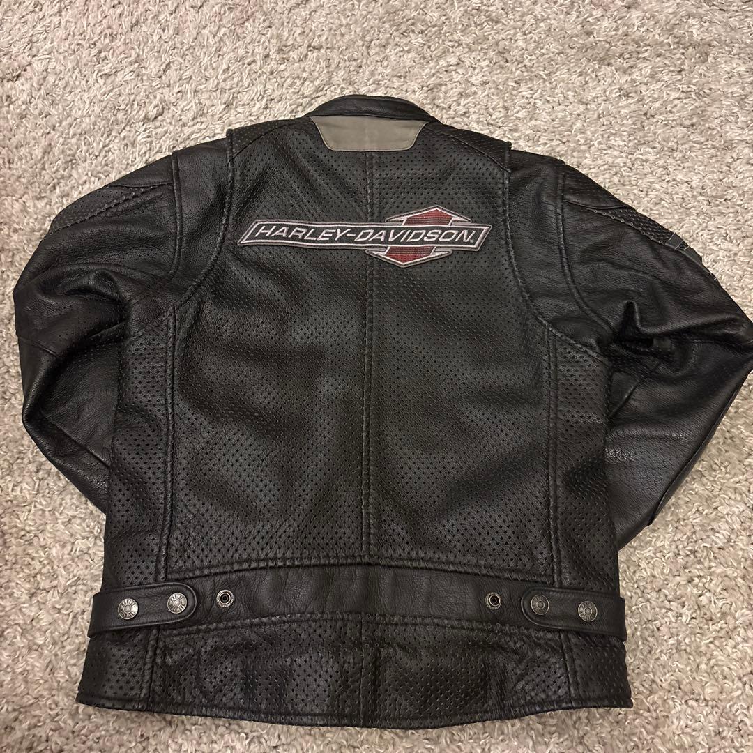 【Harley-Davidson】パンチングレザージャケット