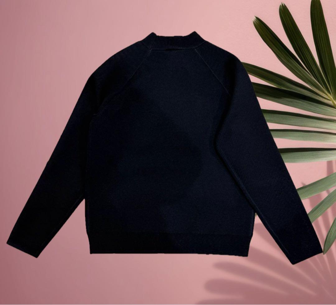 【新品】ムータマリンゴルフ　レディース　ニットプルオーバー　黒　Mサイズ