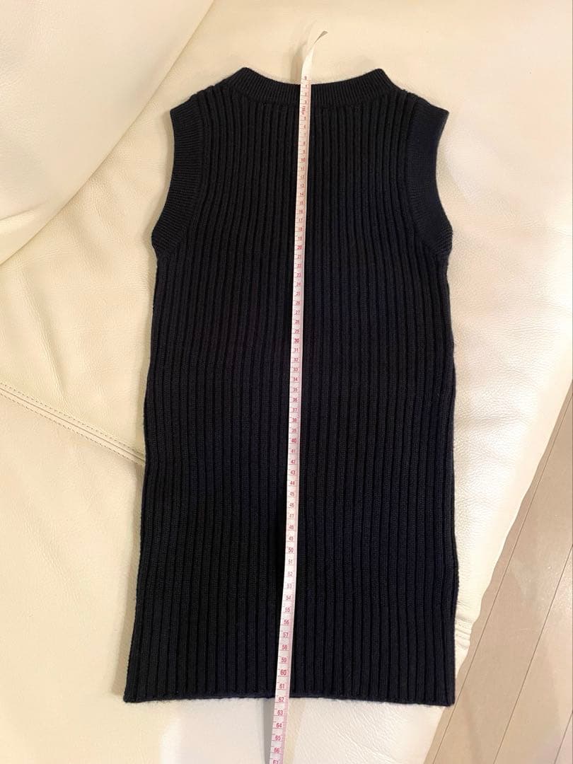 45R 45rpm ニットベスト ネイビー　サイズ2