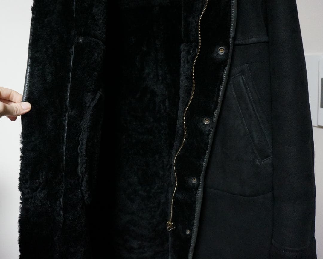 SCIENCE WORLD CLOTHING　ラムレザー ムートンコート　90s