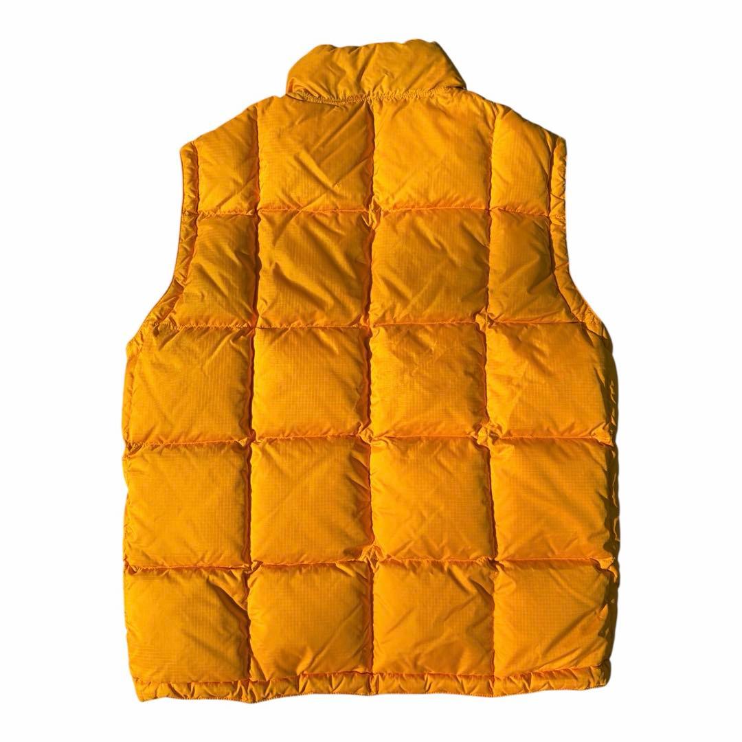 90s Old Gap リバーシブル　ダウン　ベスト　黄色　黒　ポーカーズ