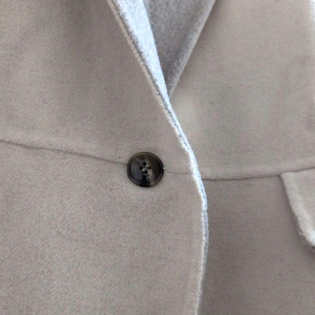 【最終価格】SHIPS*リバーフーデットミディコート　ベージュ　　ゆったり