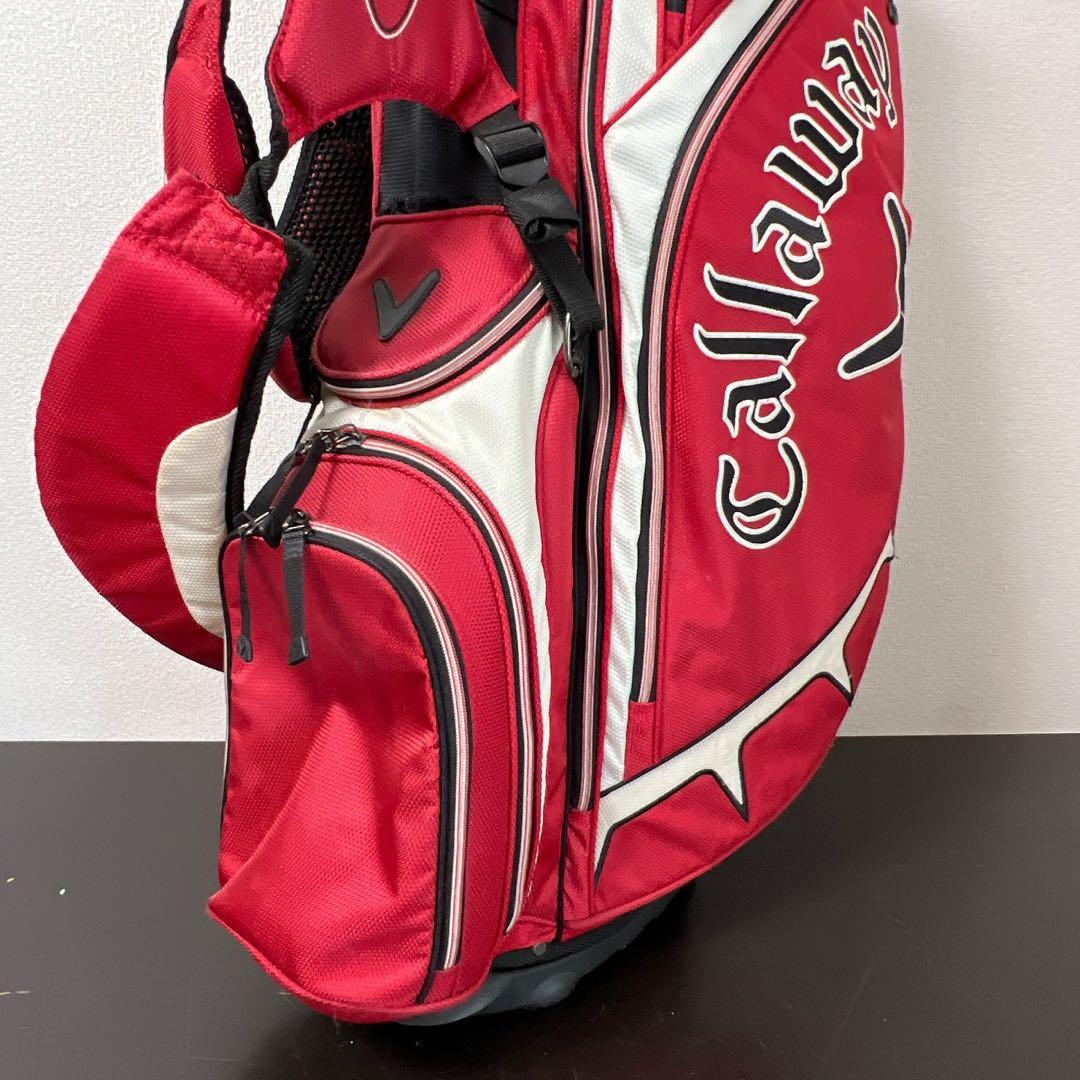 キャロウェイ スタンド式キャディバッグ レッド Callaway ゴルフバッグ