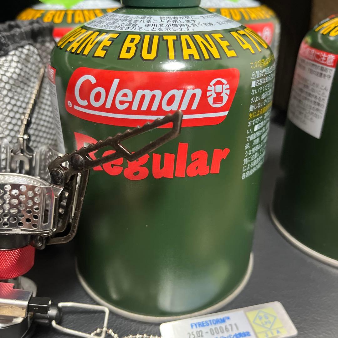 Coleman ガス缶 470g 4本とバーナーセット