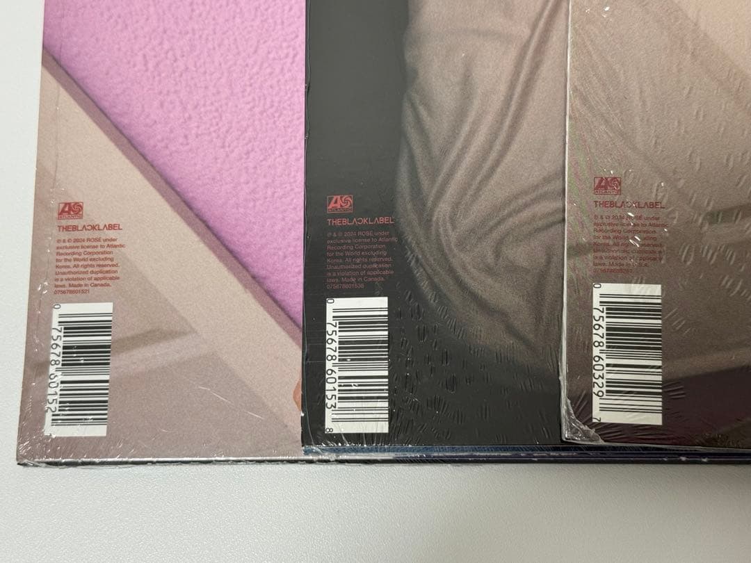 ROSIE VINYL ROSE (BLACKPINK) レコード　3点セット