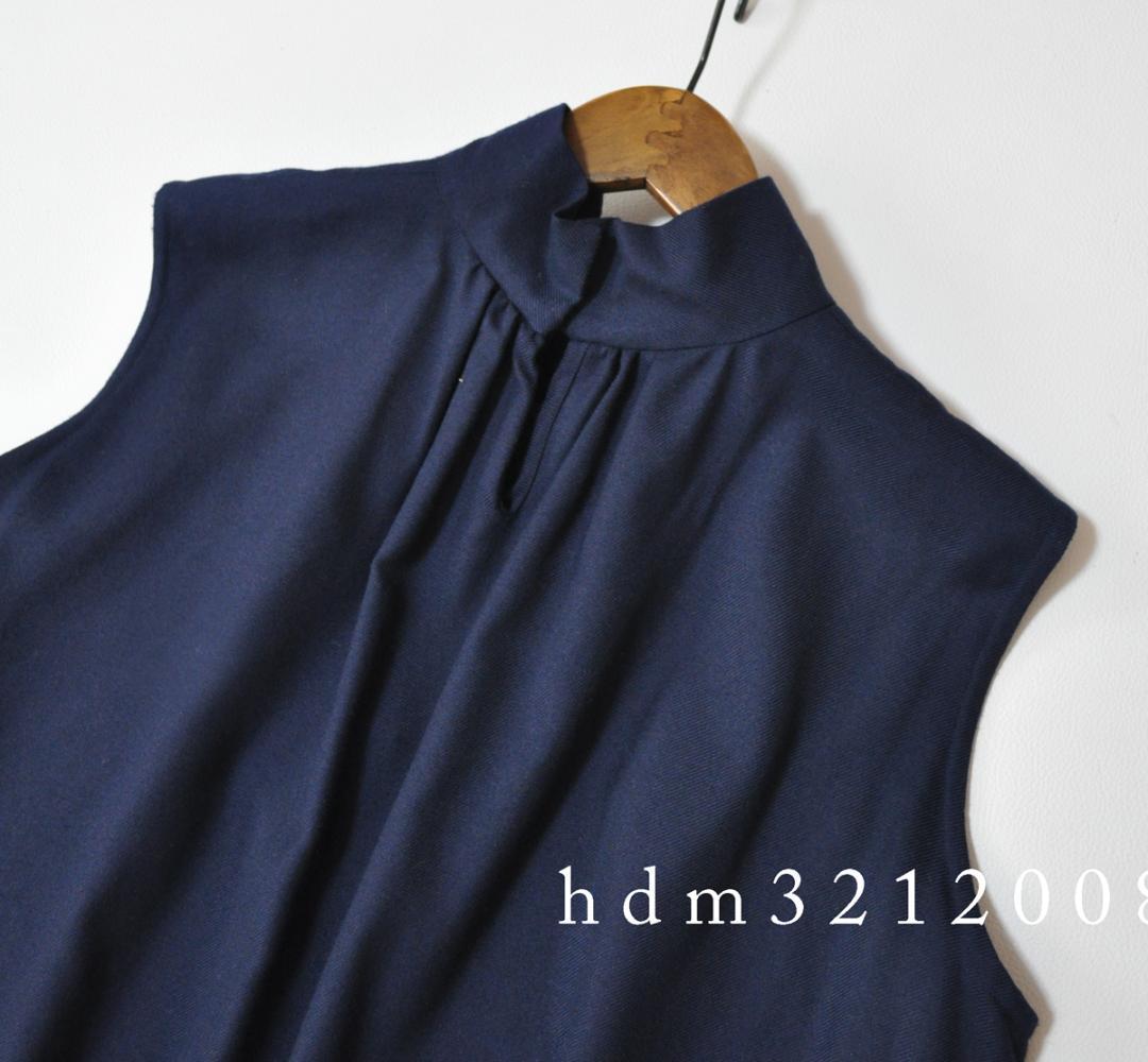 新品 mizuiro ind ミズイロインド ハイネック ノースリーブワンピース