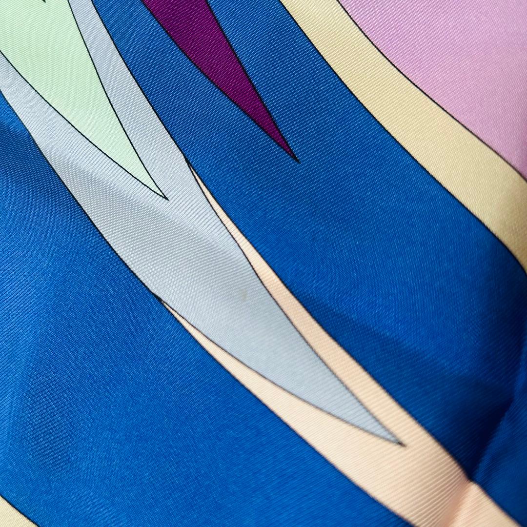 EMIRIO PUCCI エミリオプッチ 大判シルクスカーフ プッチ柄