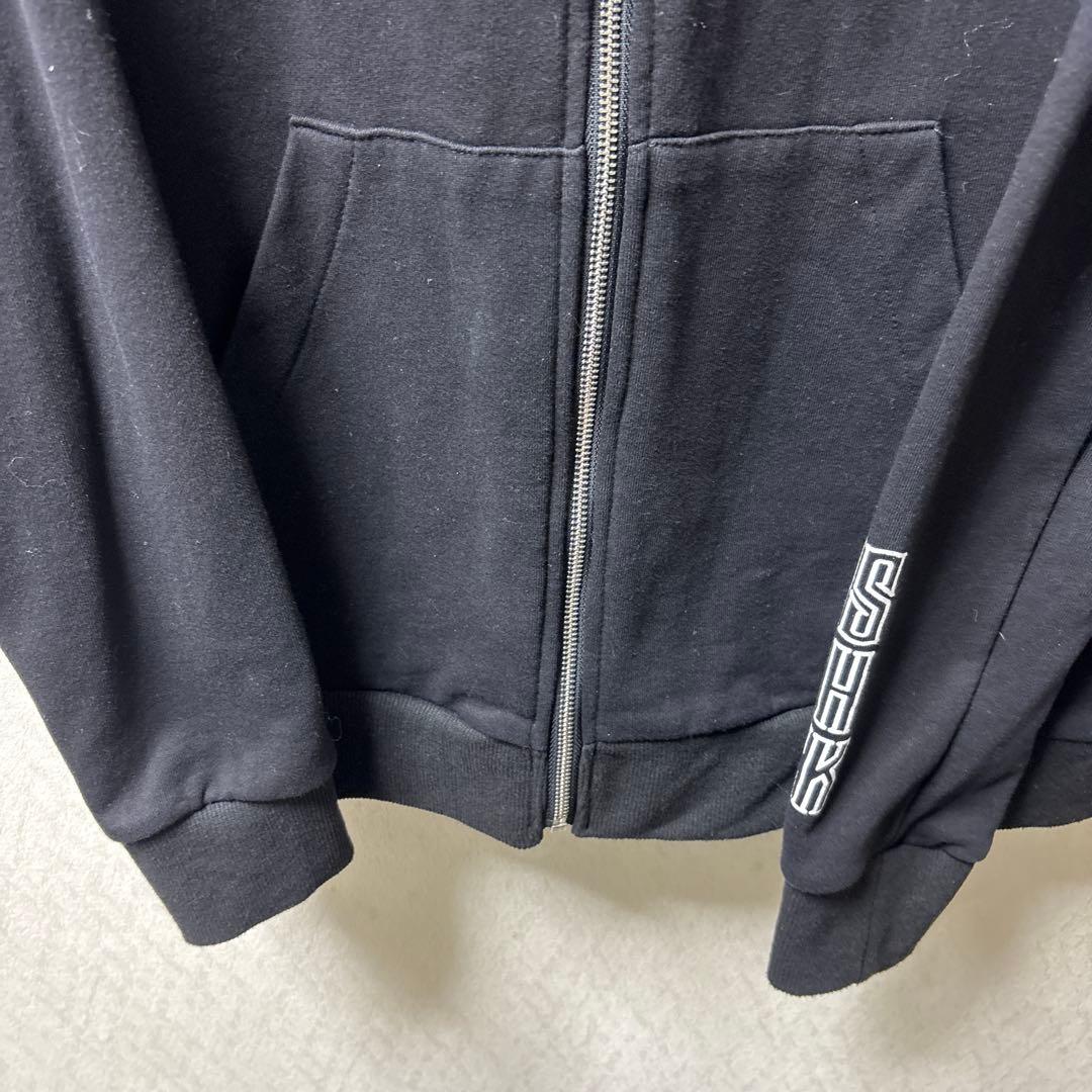 KRY CLOTHING❣️フルジップ❣️フード収納式❣️ブラック❣️オーバーサイズ❣️