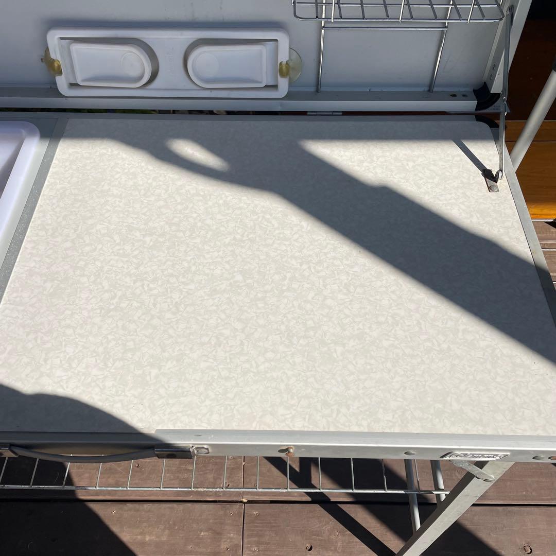 コールマン　キャンプ　キッチン　デラックス　テーブル　シンク付　アウトドア　廃番