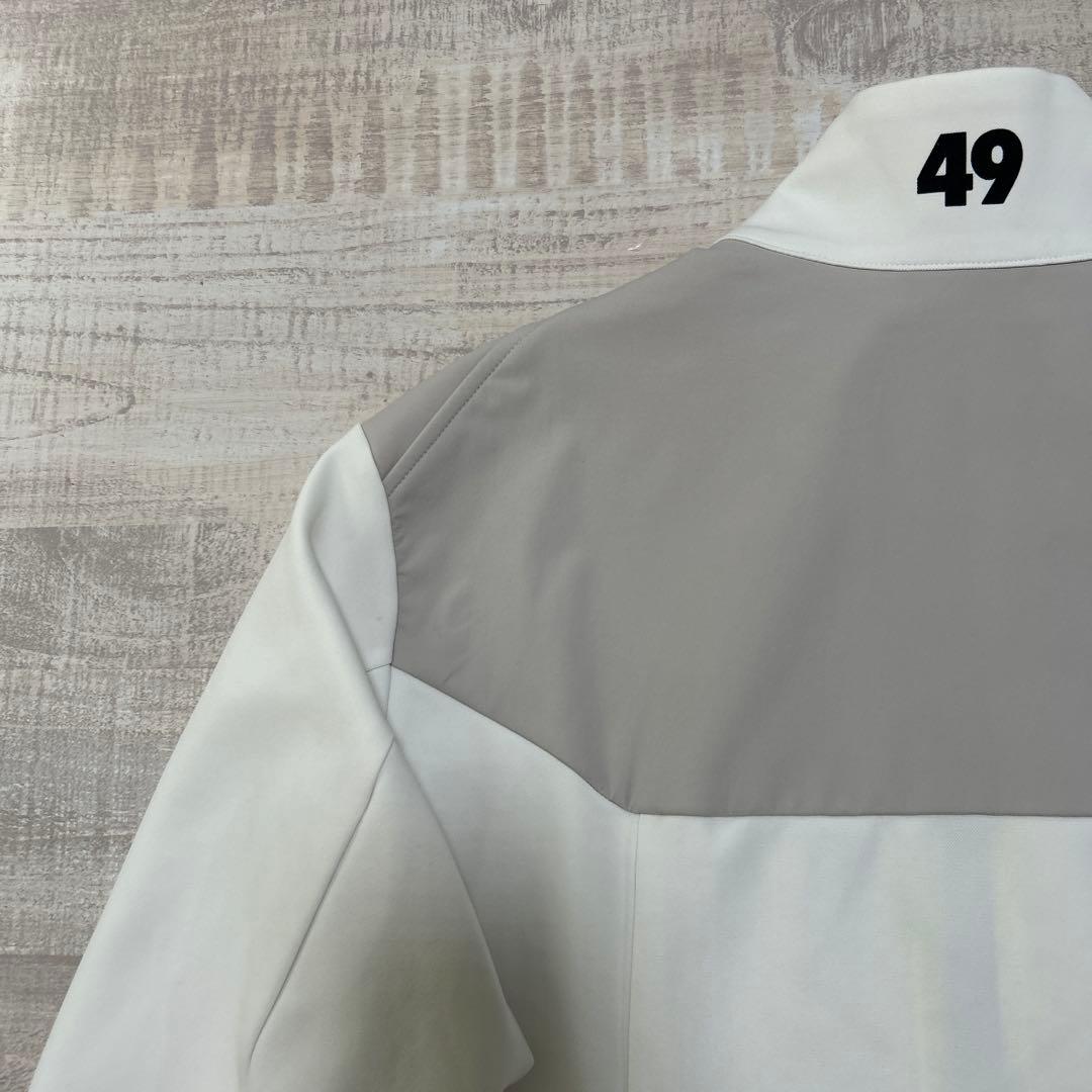 TFW49★モノトーン★ストレッチ★ダブルジップジャケット【メンズ サイズM】