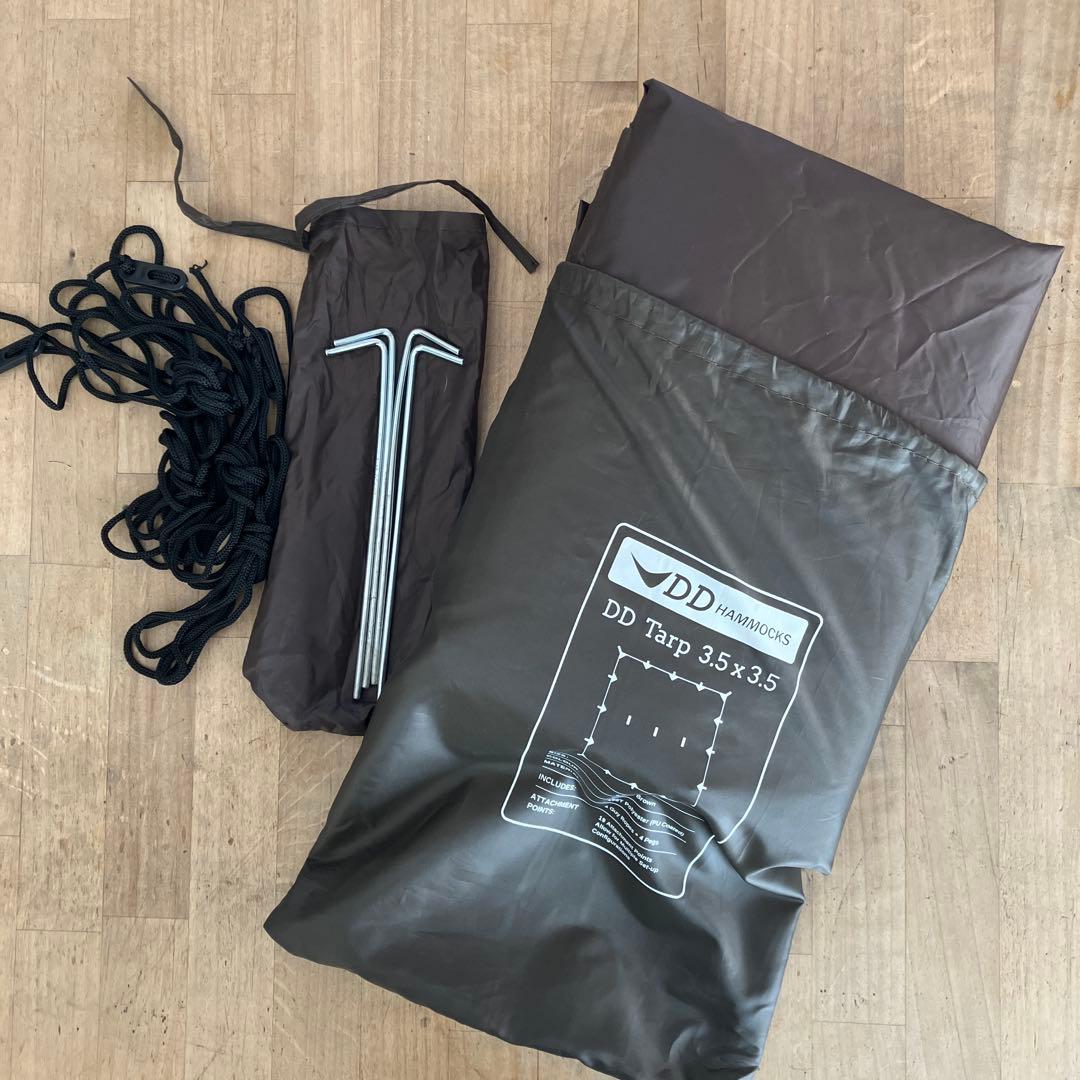 DD Tarp 3.5m x 3.5m コヨーテブラウン