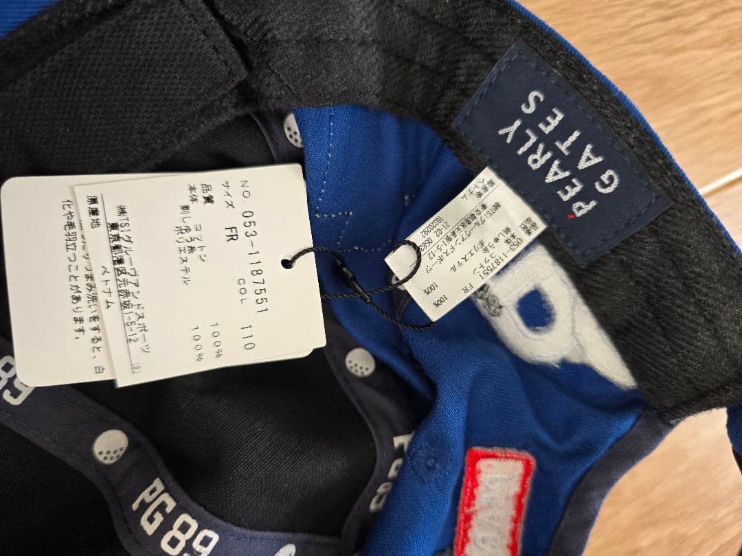 パーリーゲイツ　キャップ 木戸愛プロ 2021年モデル