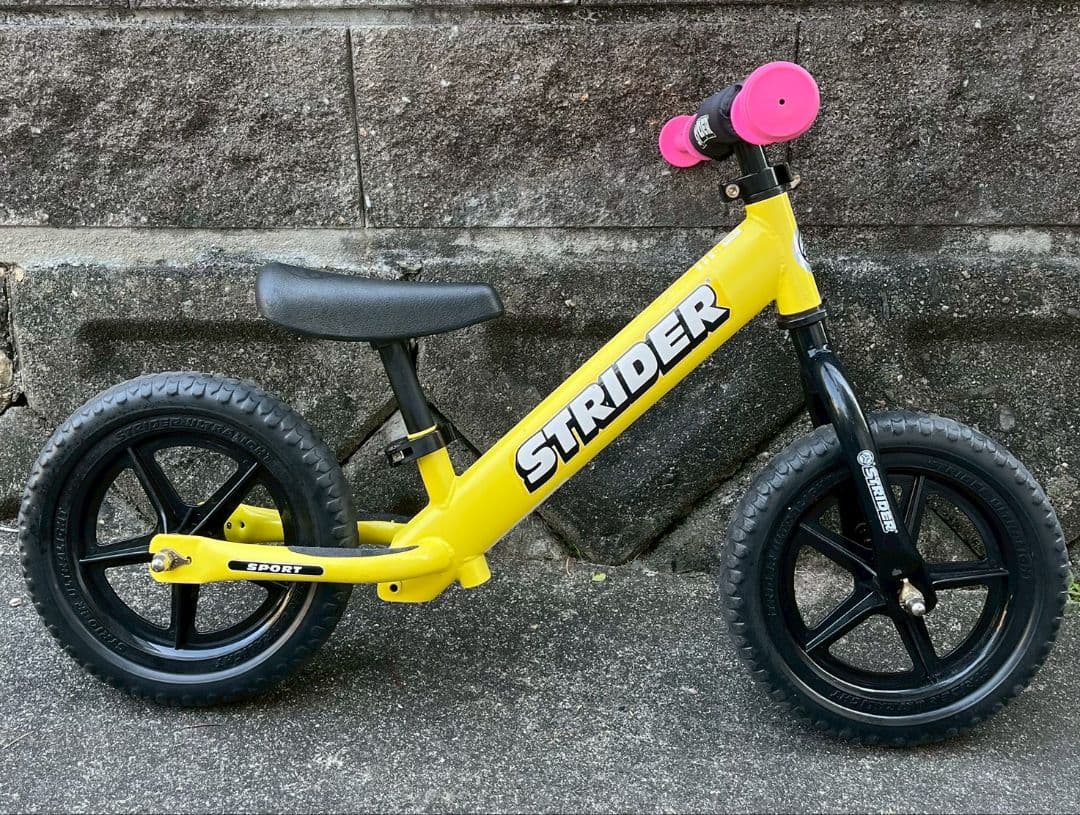 ストライダースポーツ 12インチ イエロー プロテクター付き