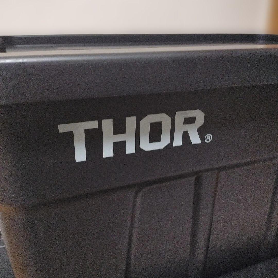 新品未使用 THOR 収納ボックス 53L×2個 ブラック