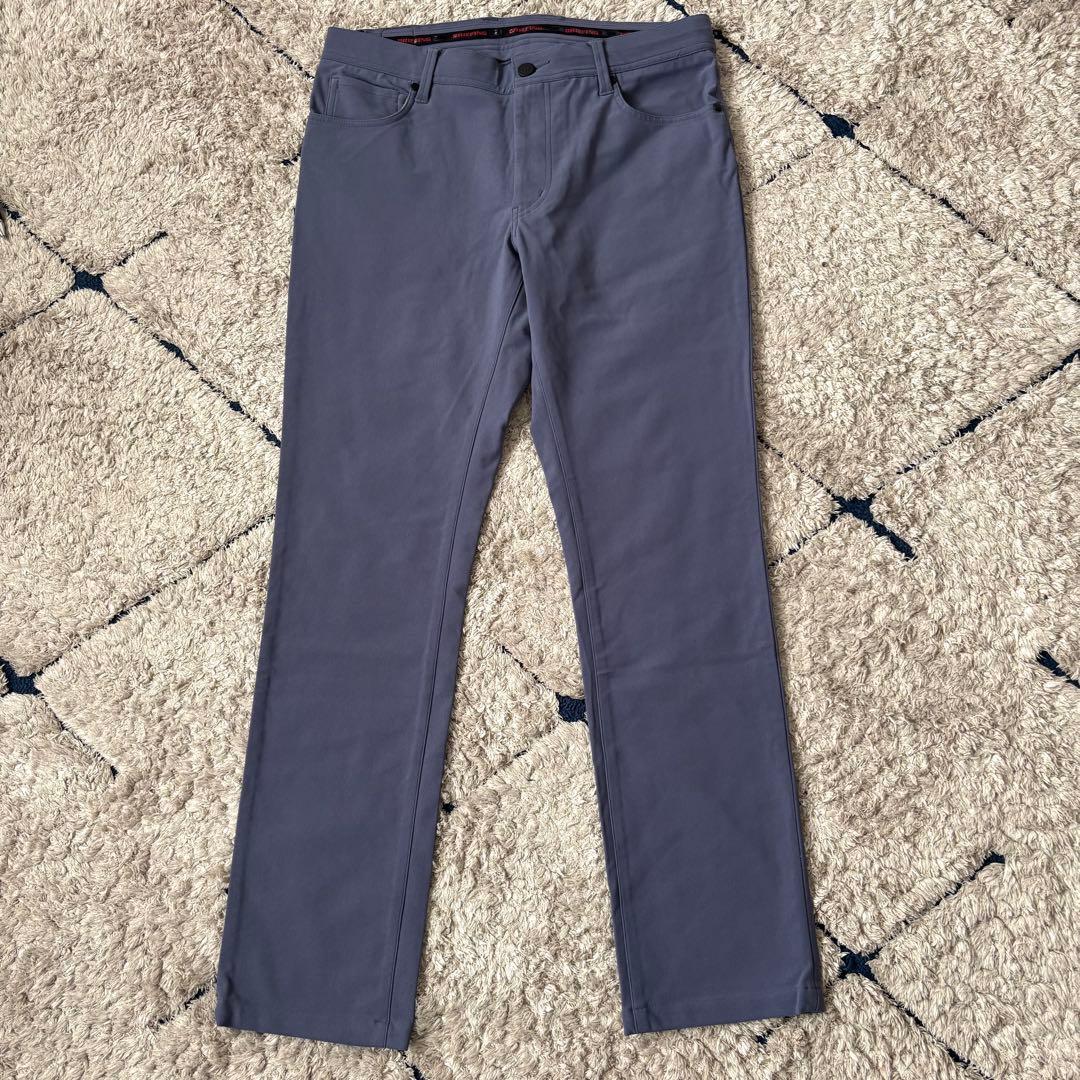 【タグ付き✨】ブリーフィング　パンツ　ストレッチ　Ｌ　ブルー系　長ズボン　ゴルフ