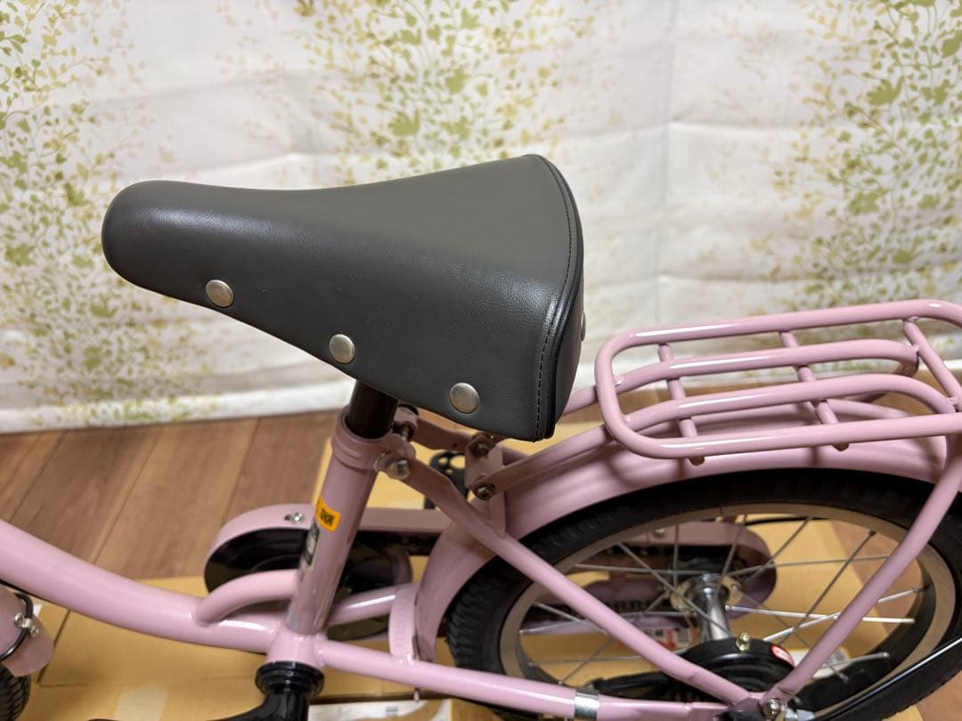 ブリヂストン ビッケM 16インチ 補助輪付 ピンク 美品 点検・防犯登録解除済