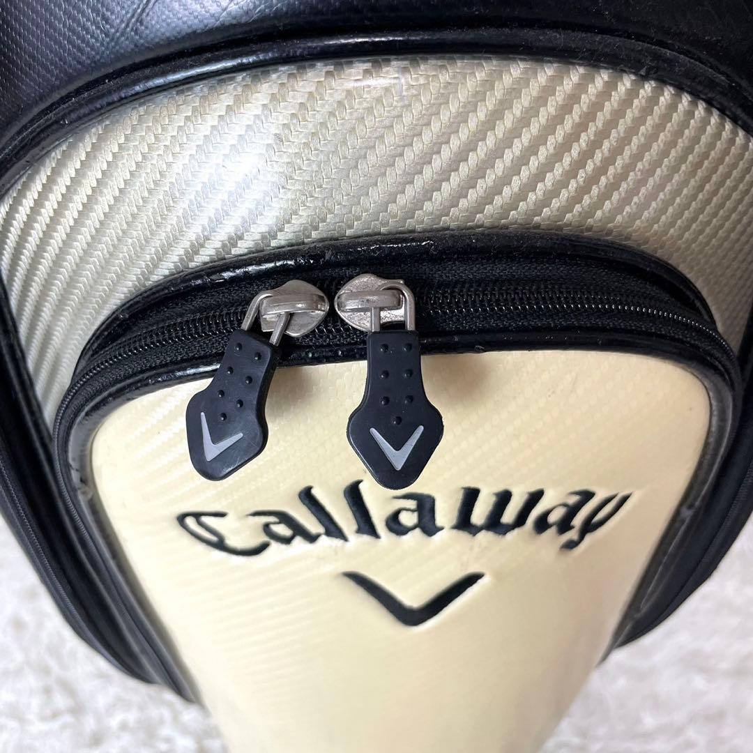 【格安出品】Callaway ゴルフ キャディバッグ アイボリー ビッグロゴ