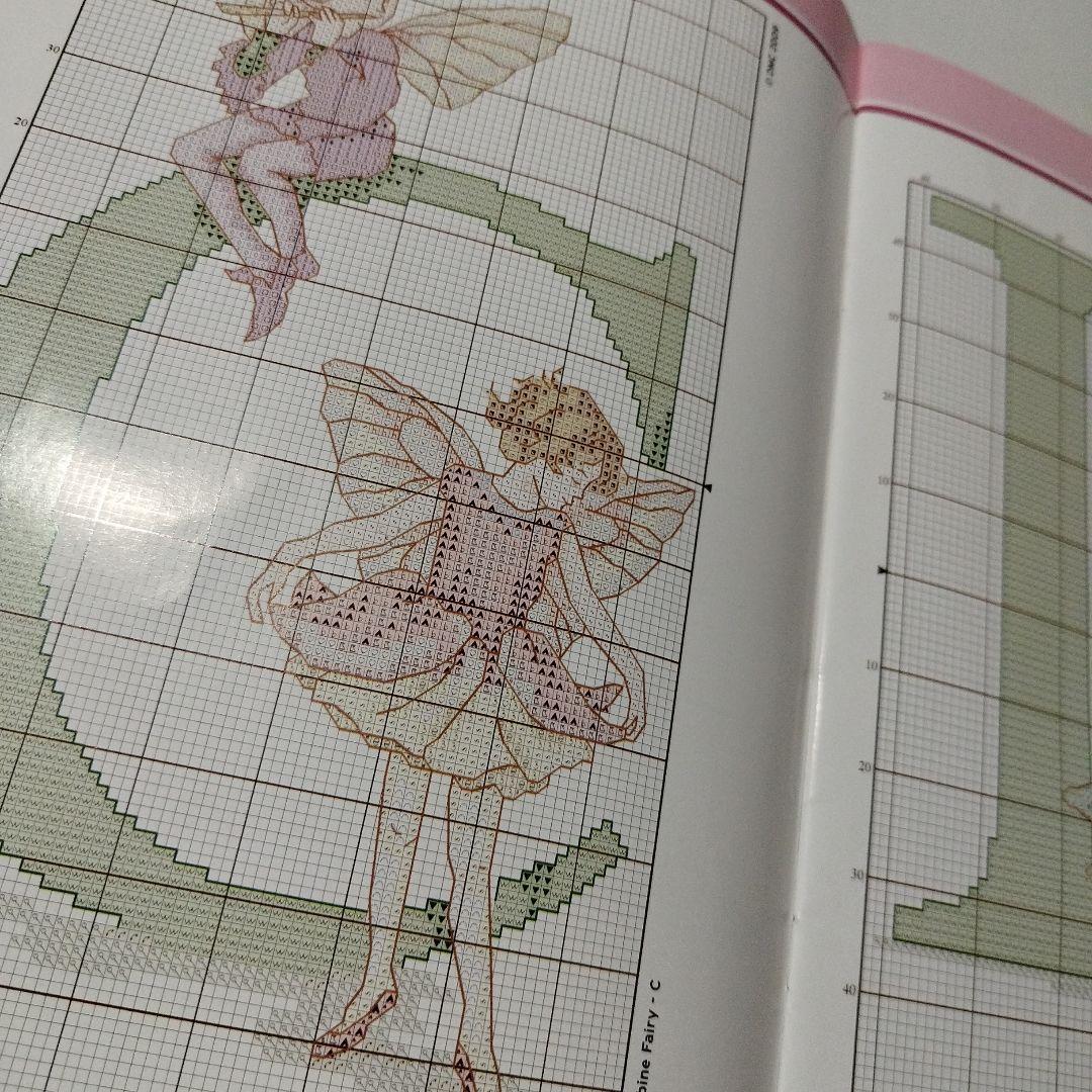 【稀少本】美品　洋書　クロスステッチ　フラワーフェアリーズ